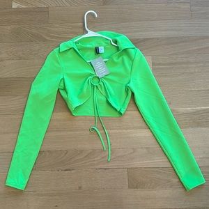Bright green long sleeve